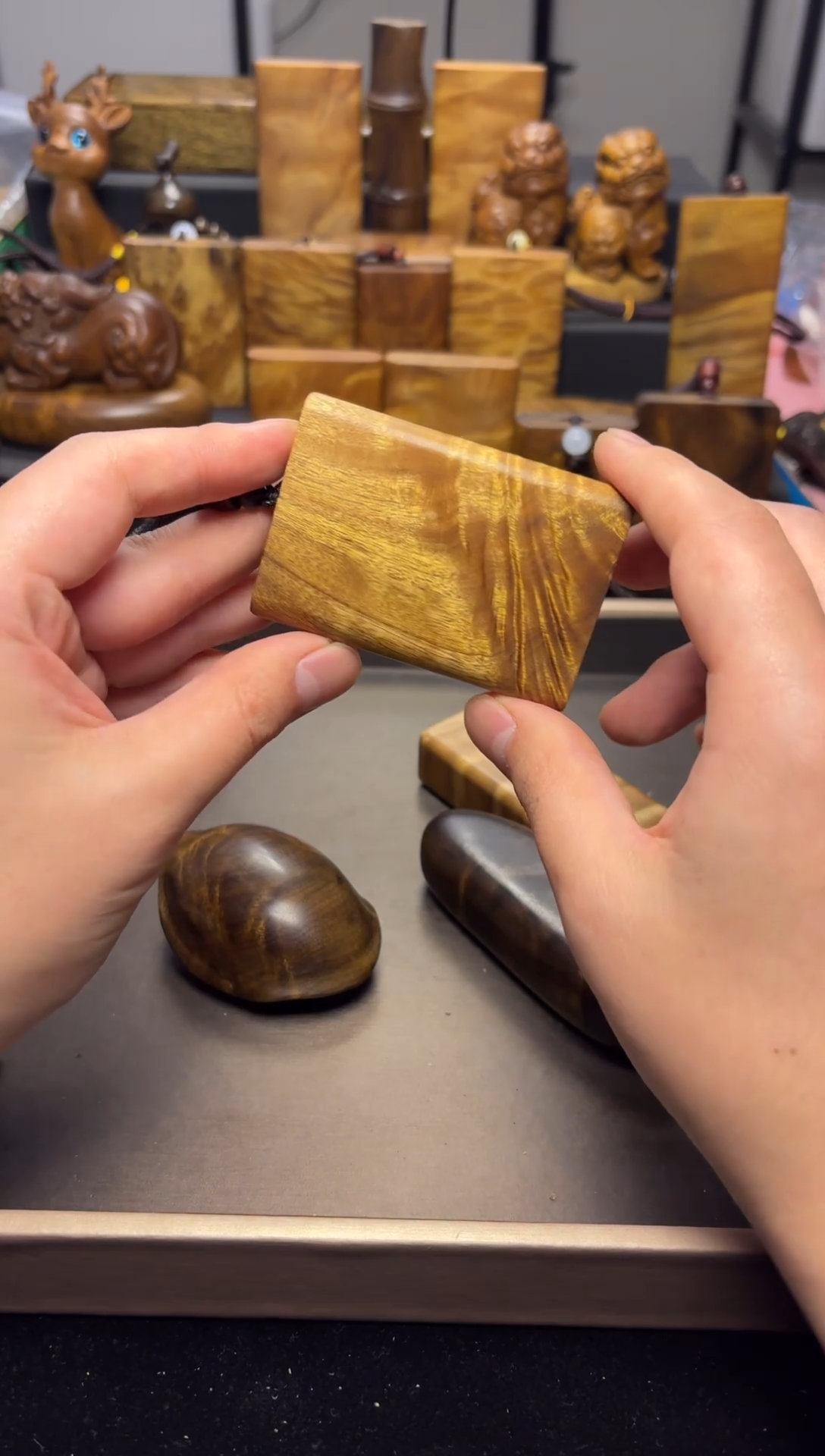 【闪购商品】楠木（金丝楠）其他无事牌（凤尾）126