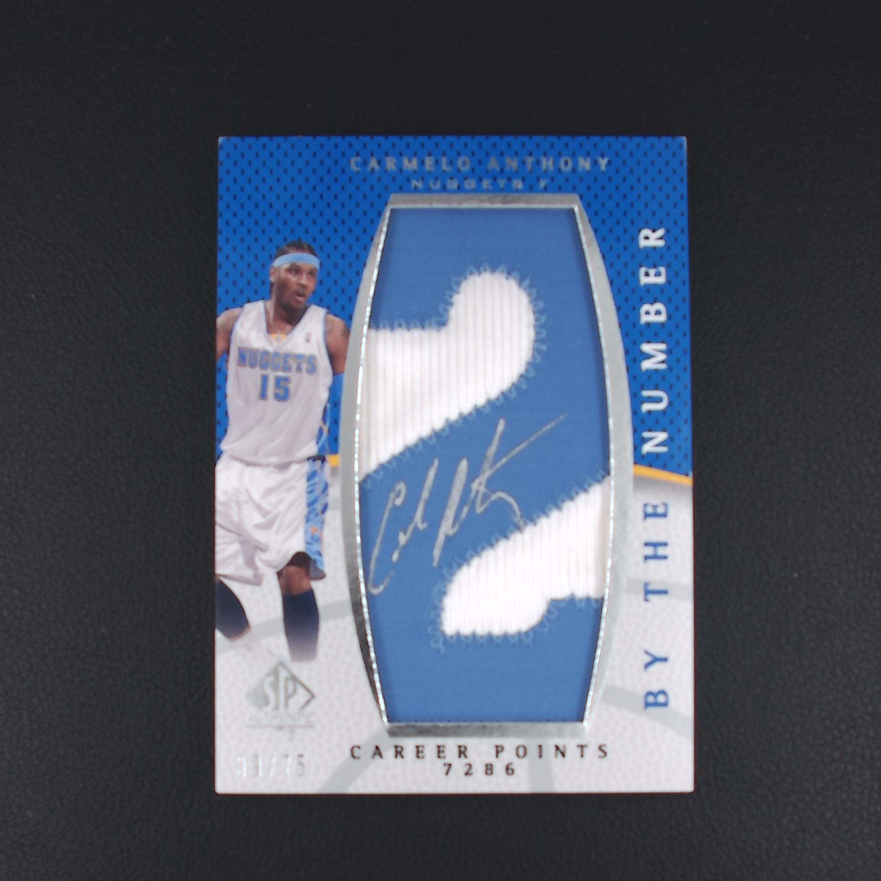 卡梅隆安东尼 75编 UD 帕尼尼NBA国宝手提球星卡 