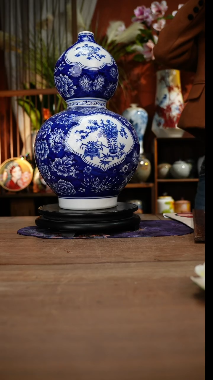 当代当代高温釉下彩手绘陶瓷餐具