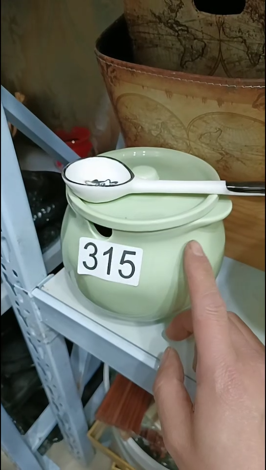 【闪购商品】陶瓷315猪油罐