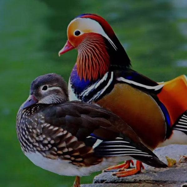 出壳一周宠物鸭 七彩山鸭观赏鸭凤头鸭顺丰快递包邮