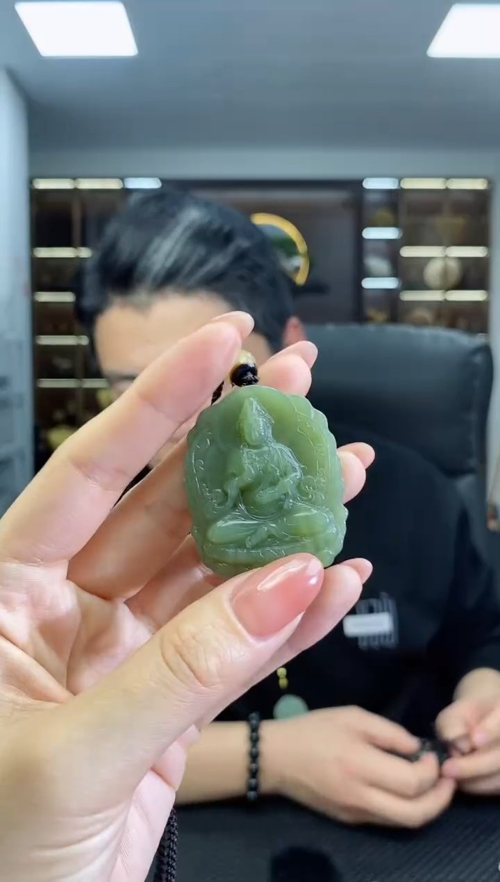 【闪购商品】和田玉颈饰未镶嵌观音清货2