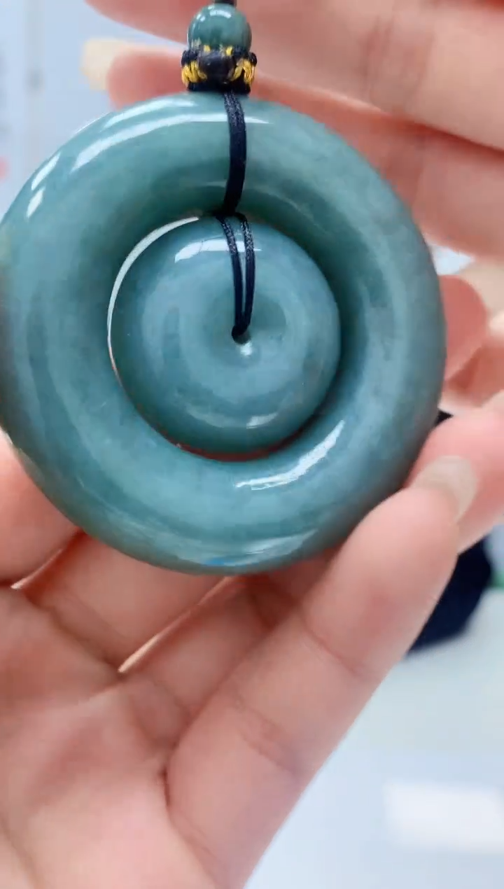 【闪购商品】定制翡翠未镶嵌4917lr-毛货挂件35