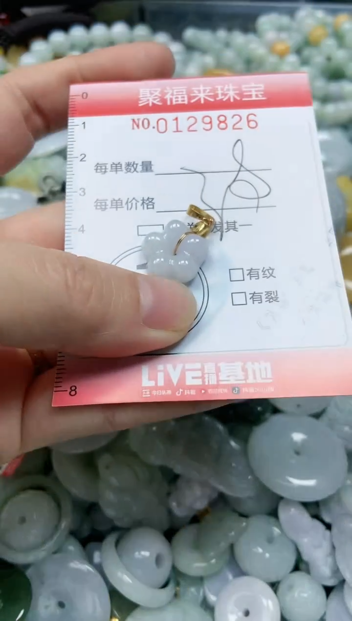 翡翠未镶嵌颈饰闪购0129826