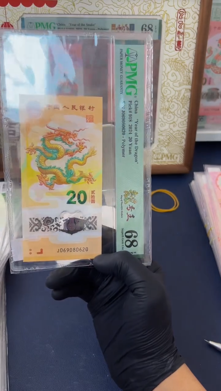 塑料龙钞龙珠王（无3457）-PMG68