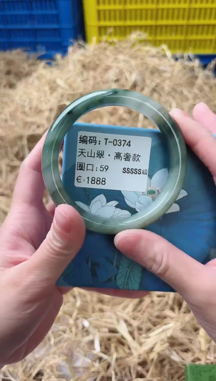 未镶嵌手镯石英质玉T-0374