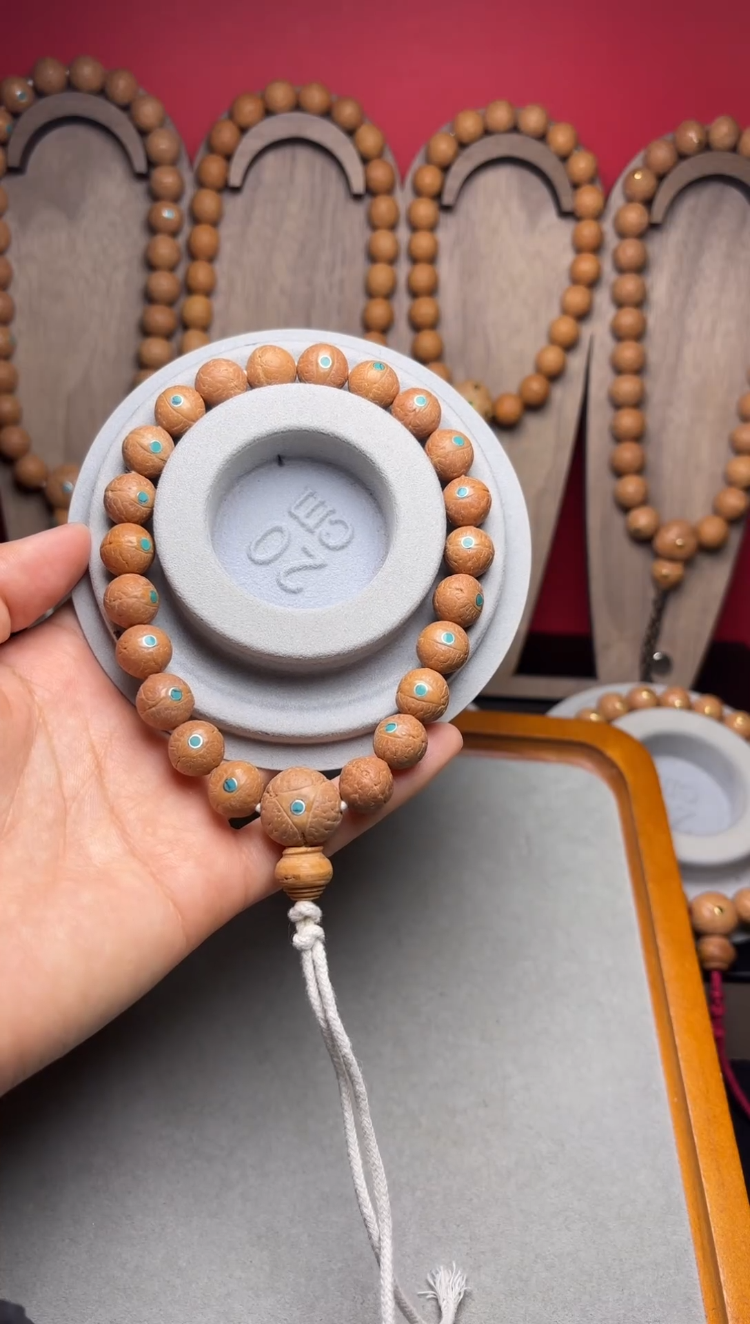 吊坠凤眼菩提11.5凤眼手串25新籽松钉