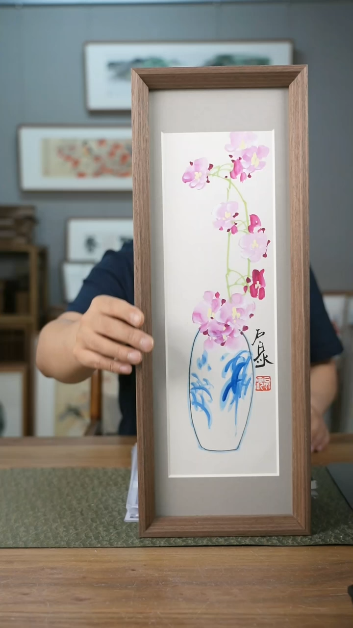 书法手书/绘同款作品-协会会员老师带框作品