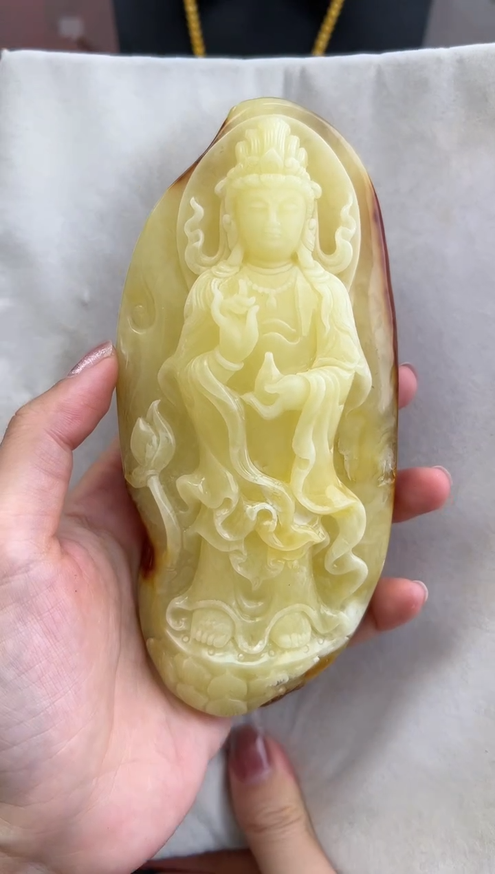 【闪购商品】定制琥珀未镶嵌10122143-吊坠