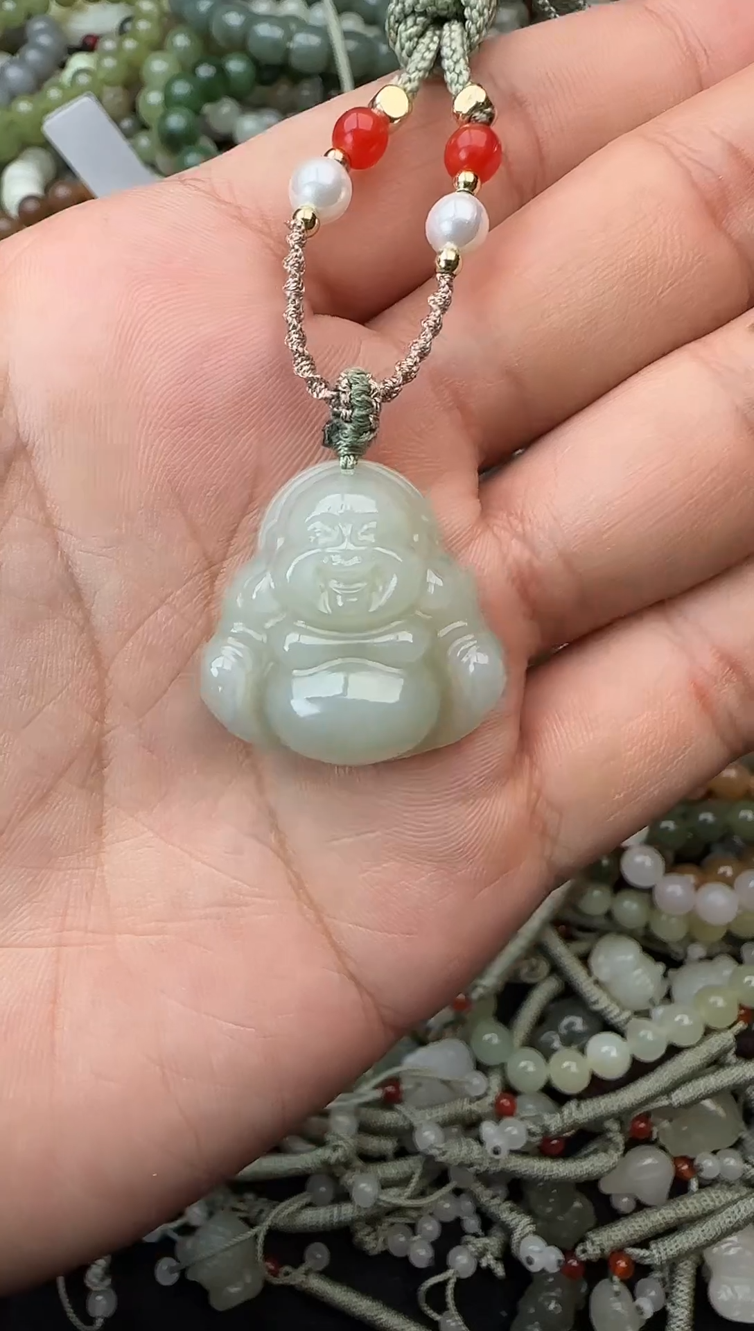 颈饰未镶嵌和田玉拍一发一