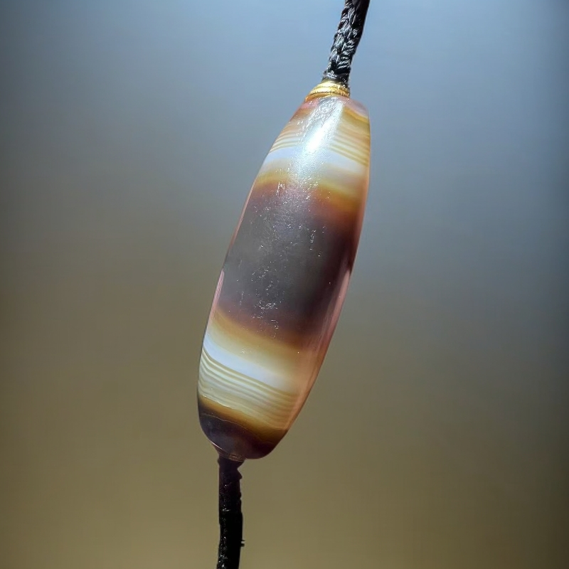 藏传老缠丝玛瑙 