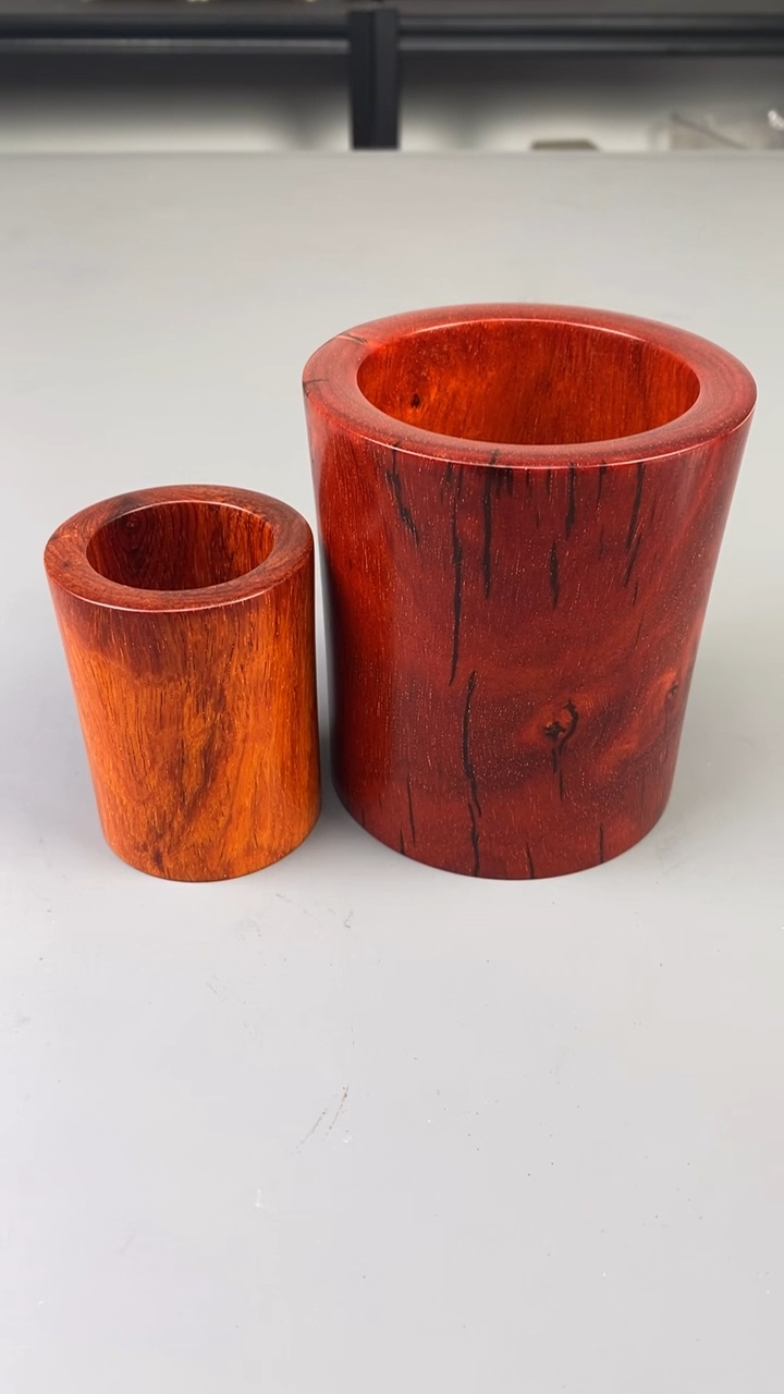 【闪购商品】檀香紫檀（小叶紫檀）把件印度小叶紫檀 笔筒