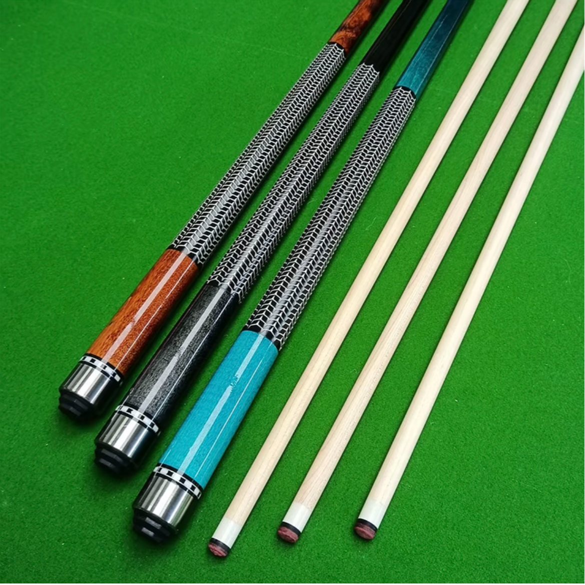 素面款大头台球杆大头杆适用于中式黑八与美式九球