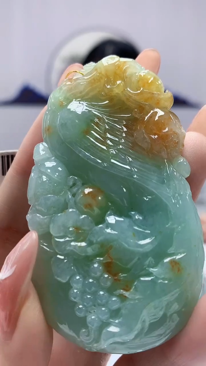 【闪购商品】定制翡翠未镶嵌0405DD-毛货挂件