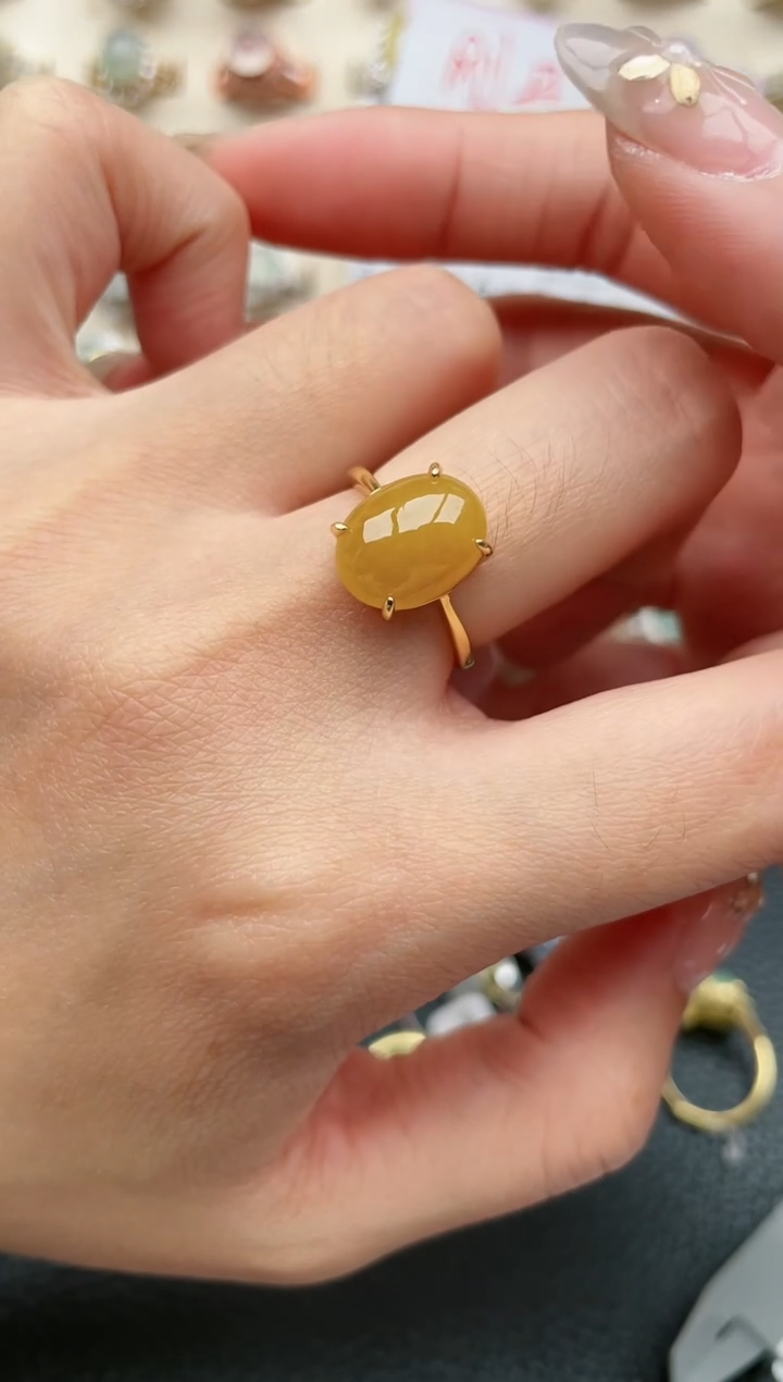 【闪购商品】翡翠戒指银S925镶嵌1111