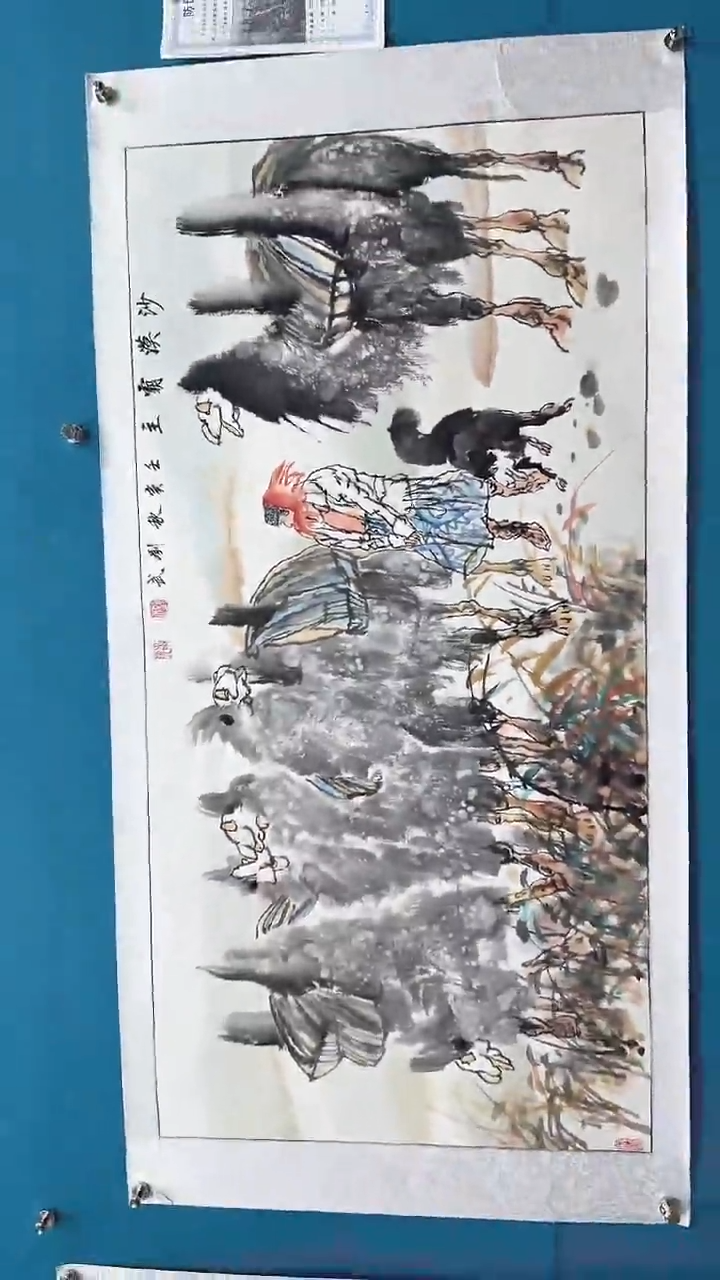 国画瀚美艺术刘武手绘-国画16