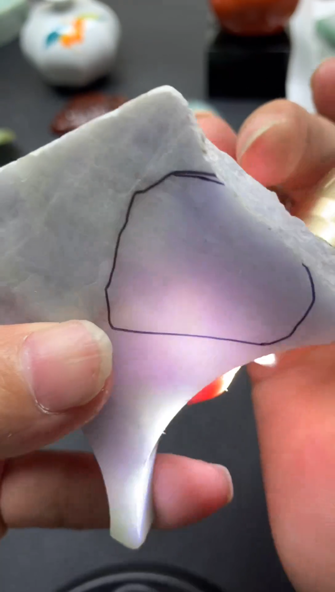 【闪购商品】翡翠颈饰未镶嵌天然翡翠A货