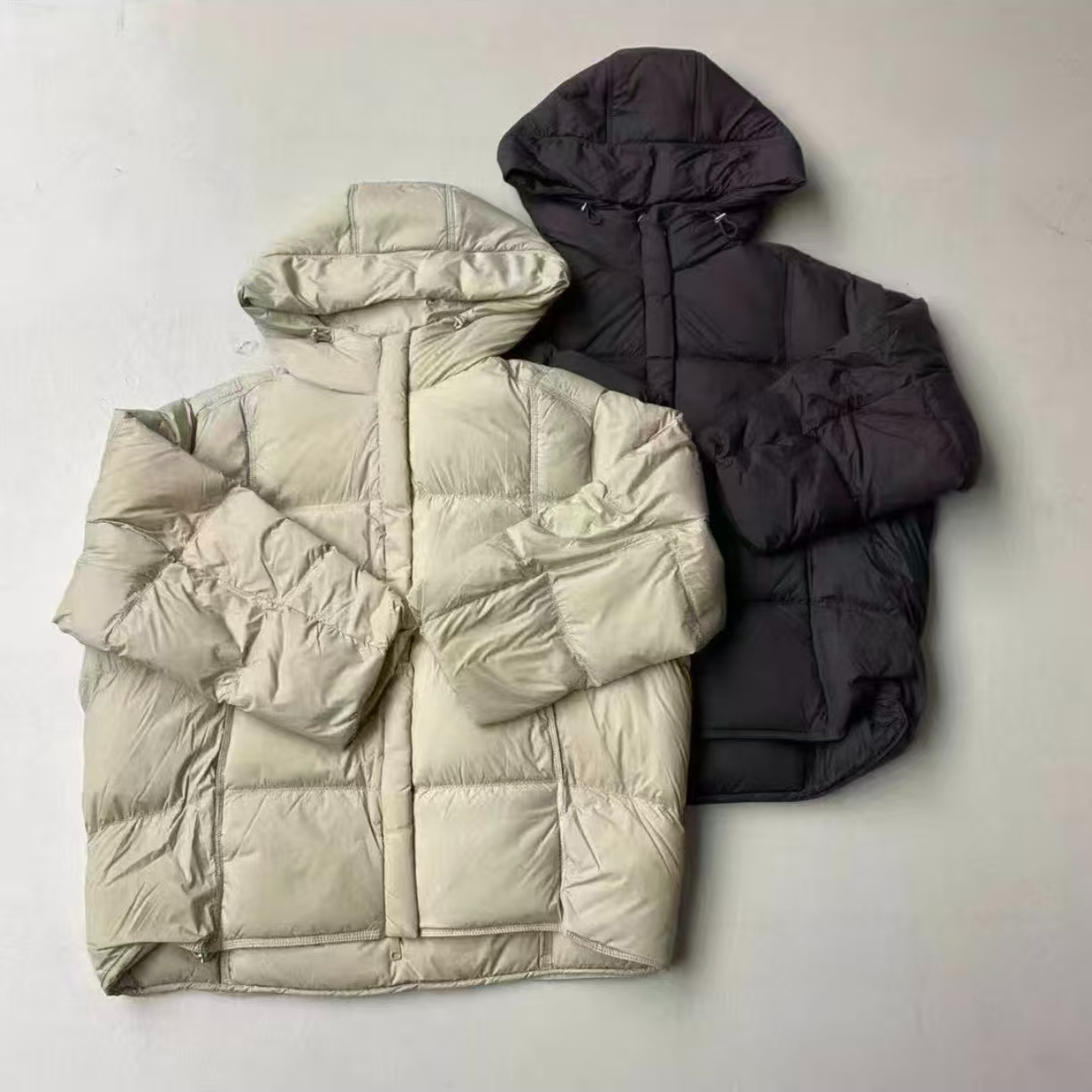 【云朵泡芙】软软糯糯加厚保暖连帽宽松羽绒充绒214g