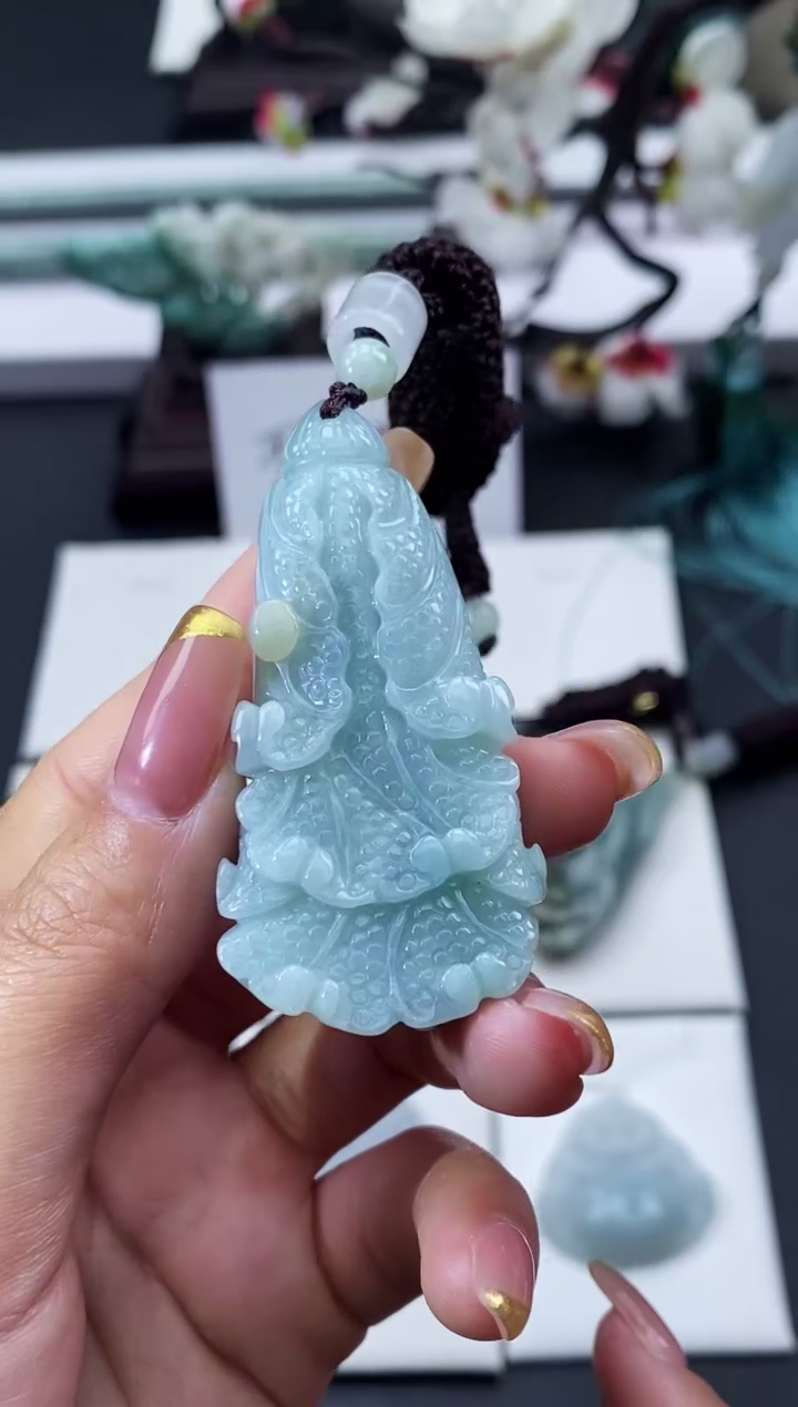 【闪购商品】翡翠颈饰未镶嵌天然缅甸翡翠A货