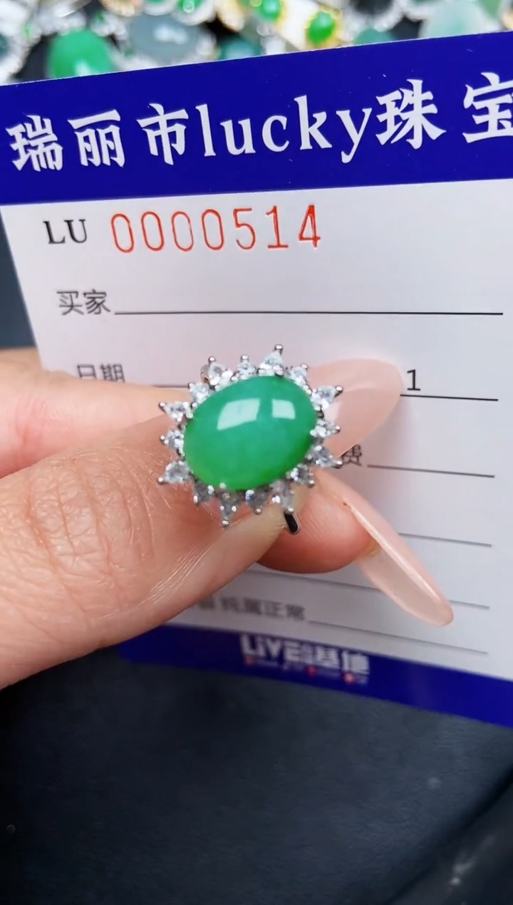 【闪购商品】翡翠颈饰银S925镶嵌0514