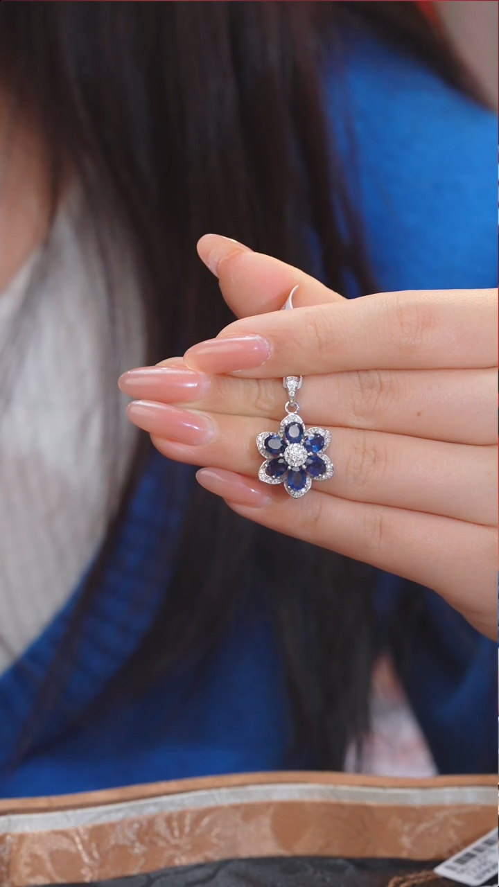 【闪购商品】蓝宝石吊坠不含链未镶嵌多样性发 @@N3747