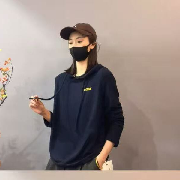 19082新款春季卫衣连帽简约百搭