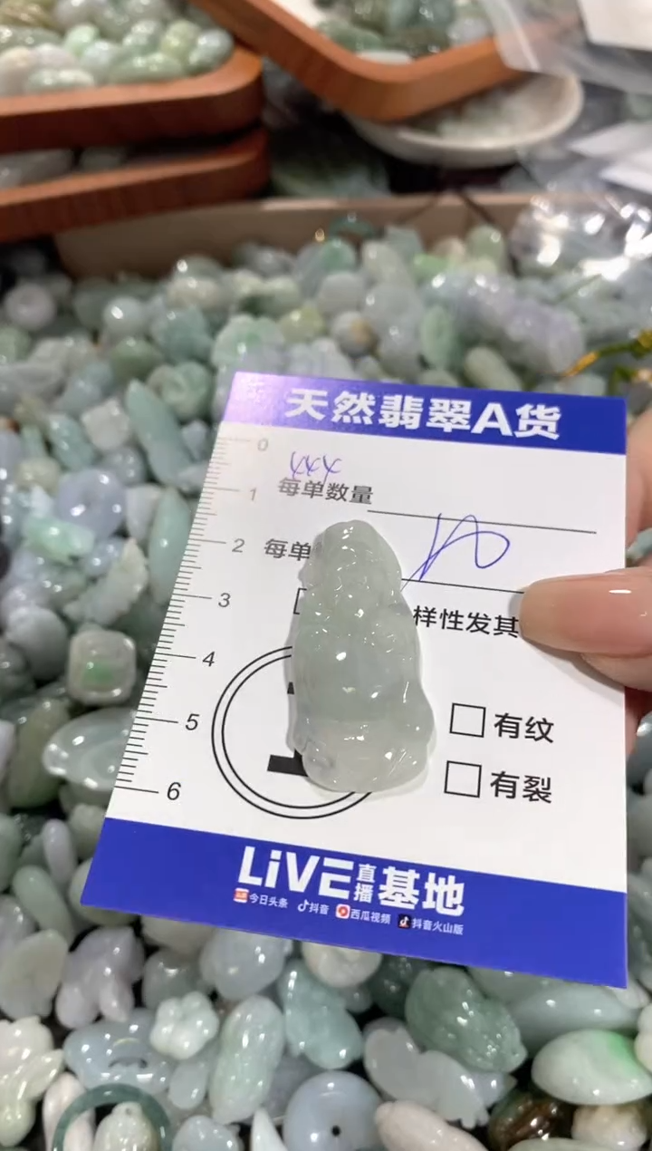 颈饰未镶嵌翡翠天然翡翠A货批量多样性发一件