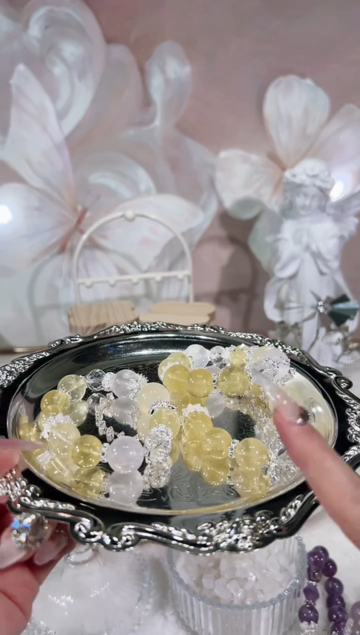 【闪购商品】水晶手链未镶嵌天然水晶默认微瑕 多样性发货发其一