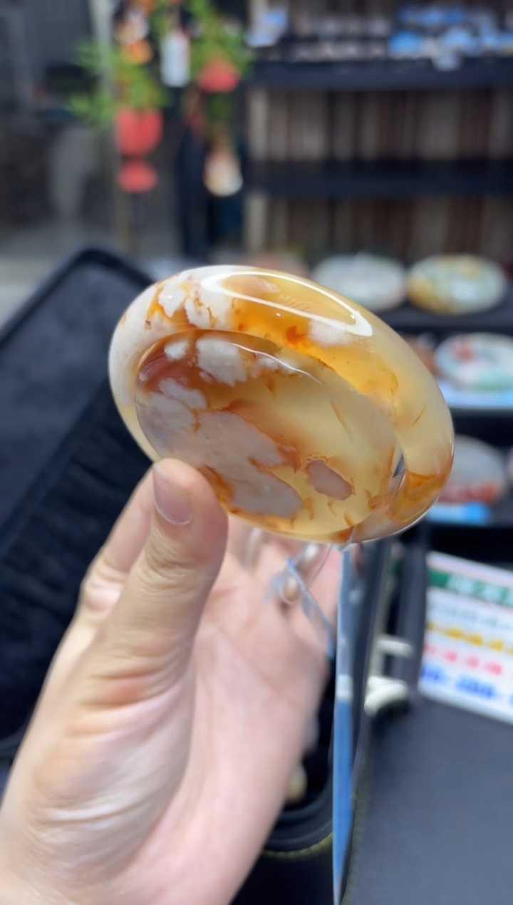 【闪购商品】石英质玉手镯未镶嵌855（56圈赠送镯心）