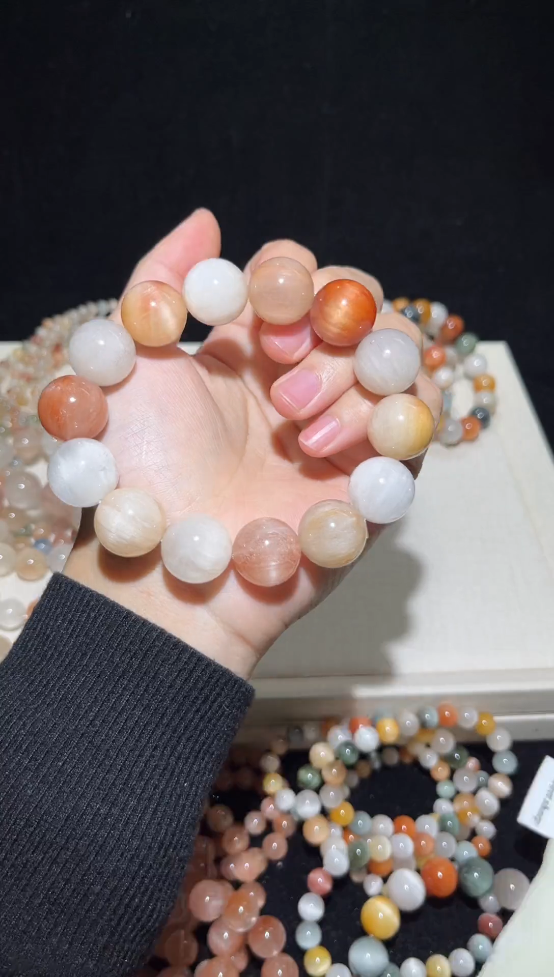 未镶嵌手串水晶15彩兔毛出厂价默认微瑕17+