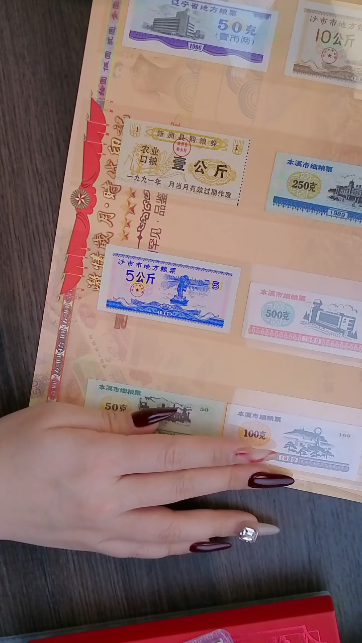 纸 粮票 非法的货币 粮票大全 带册