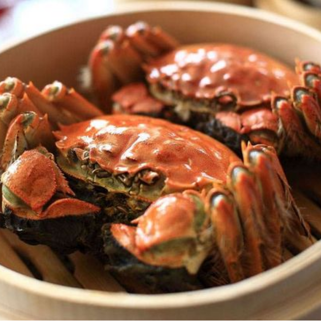 【活蟹】黄河口大闸蟹 公蟹4只 单只3-3.1两 母蟹4只 单只2.7-2.9两