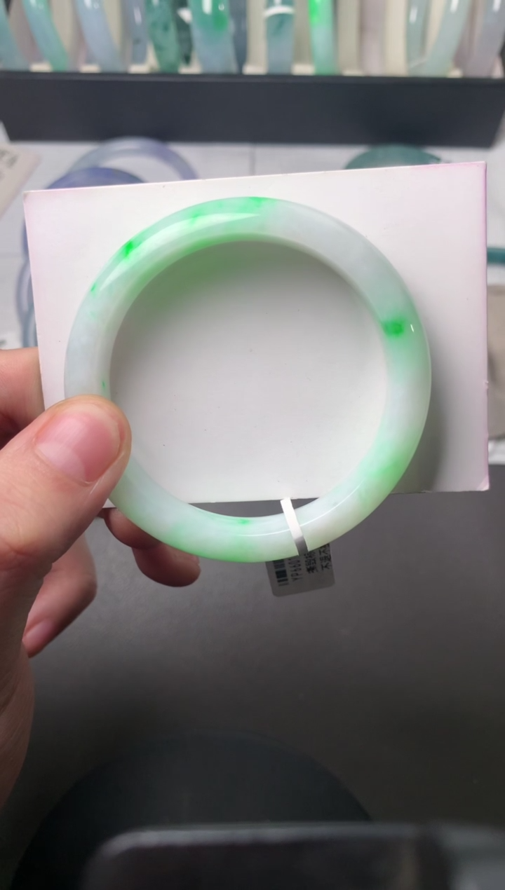 【闪购商品】翡翠手镯未镶嵌55.5*13.5*7.7