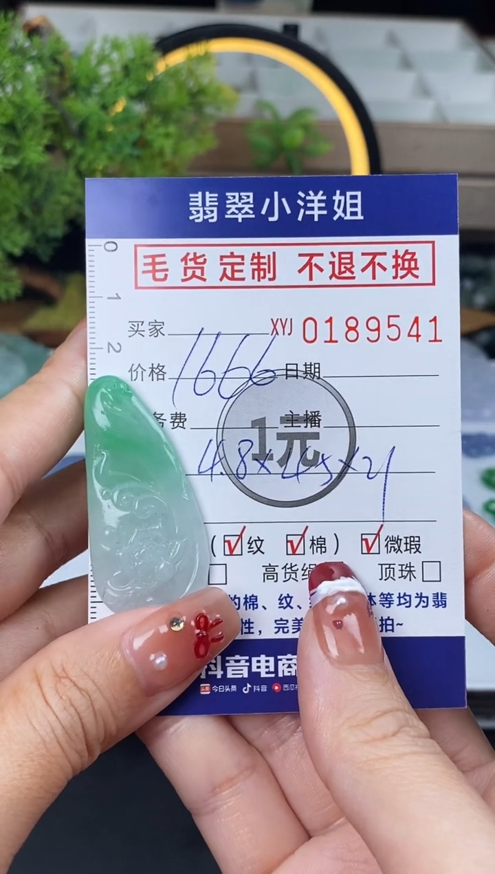 【闪购商品】定制翡翠未镶嵌毛货商品 不退换/9541