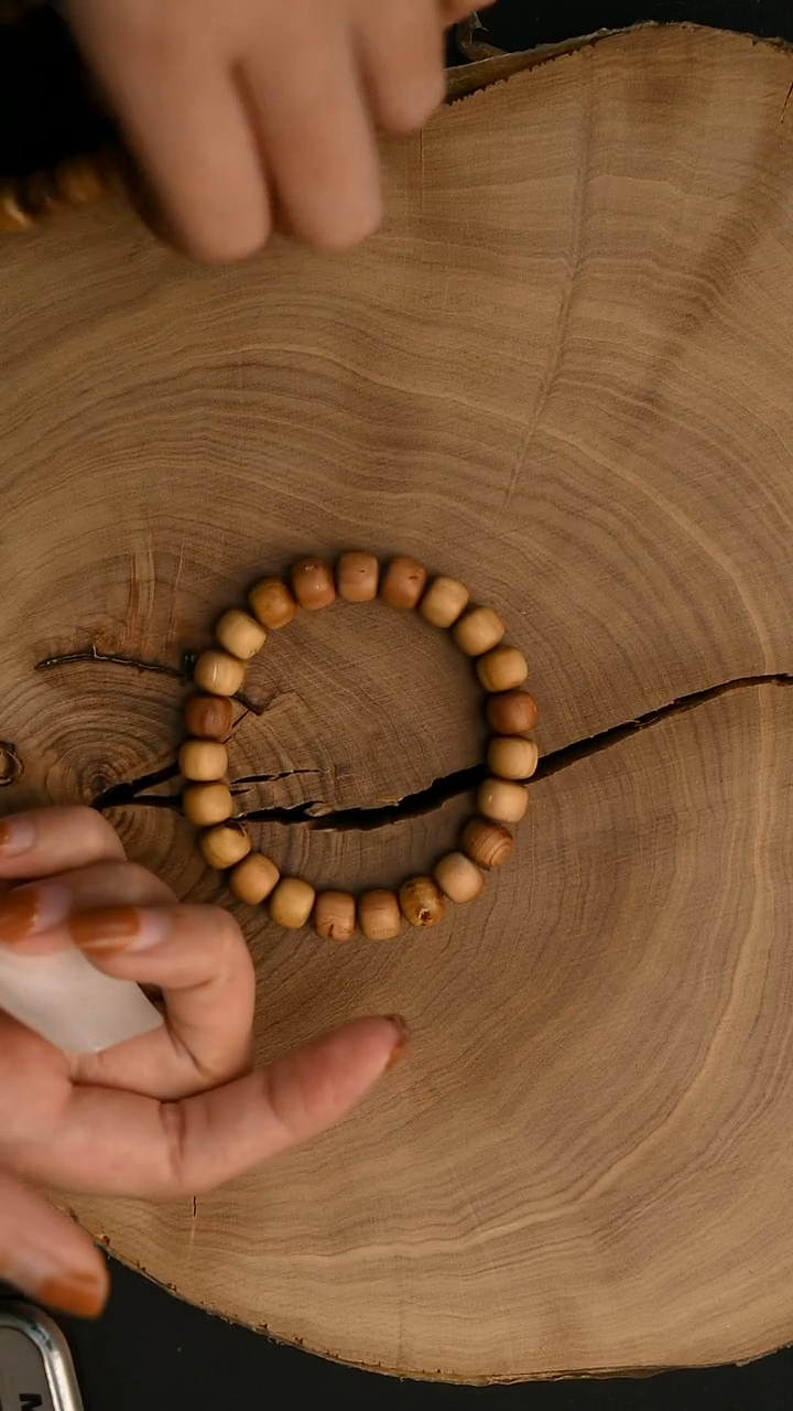 檀香木其他6号仓老山檀8*9瑕疵单圈