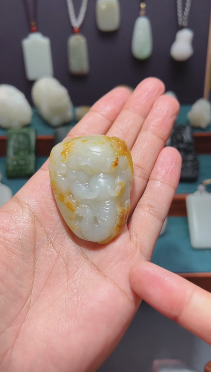 【闪购商品】和田玉吊坠(不含链)未镶嵌1