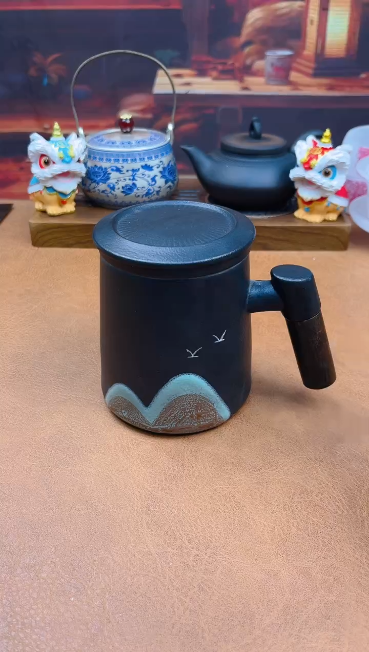 陶瓷茶具摆件旅行套组