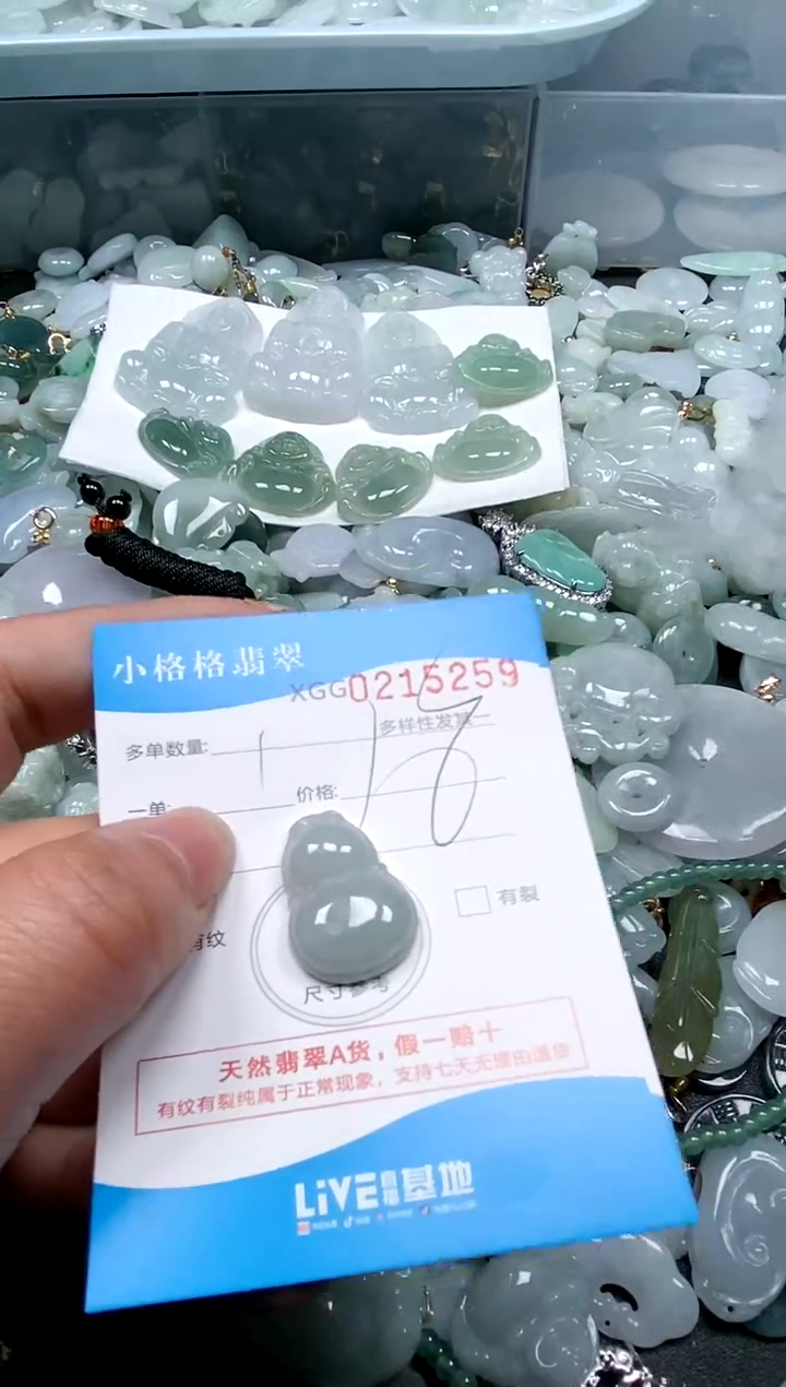 【闪购商品】翡翠颈饰未镶嵌闪购商品0215259