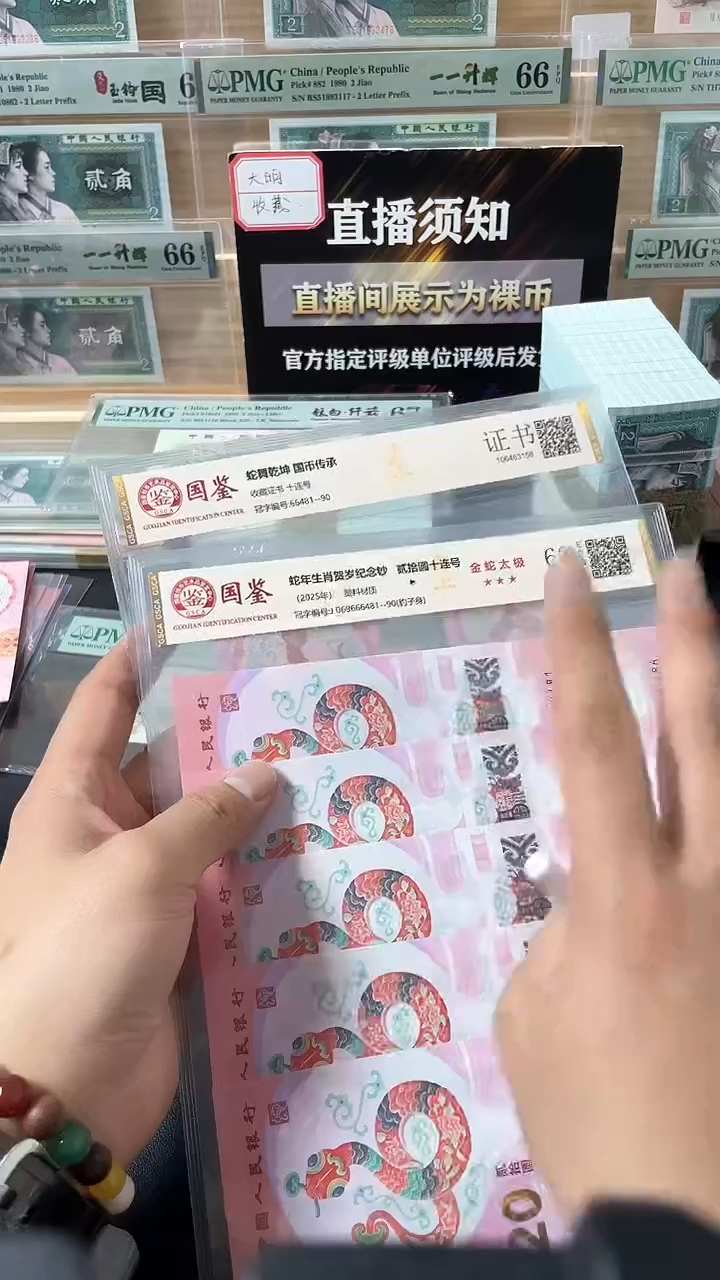 【闪购商品】塑料蛇钞币证合一069666481-90标十