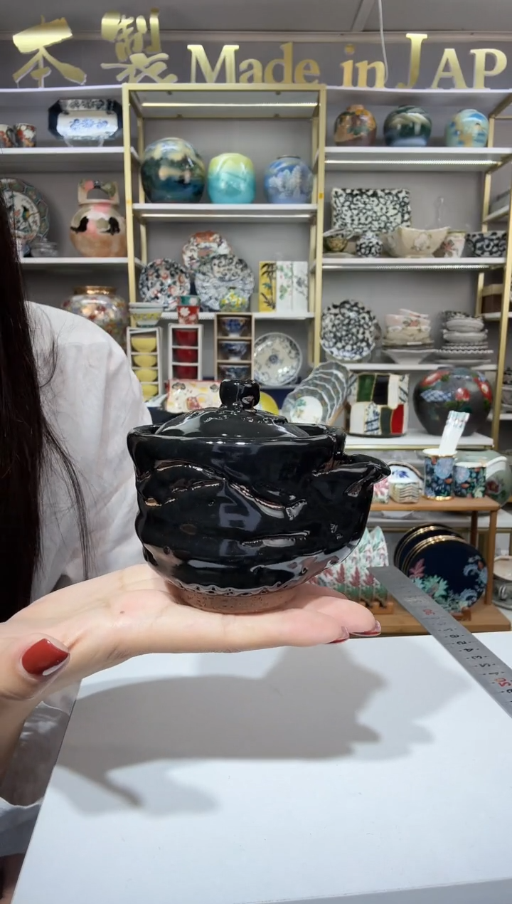 陶瓷萩烧宝瓶一只装854