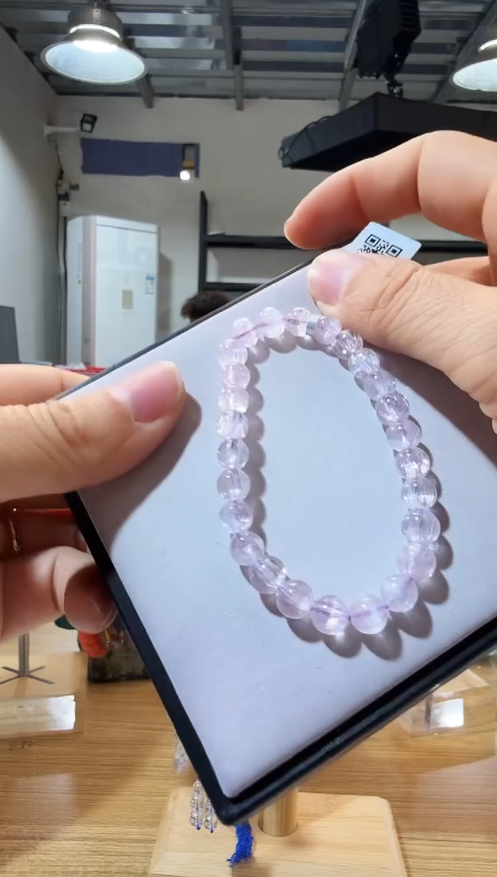 未镶嵌锂辉石手链优0222 约6mm 多样性发一件