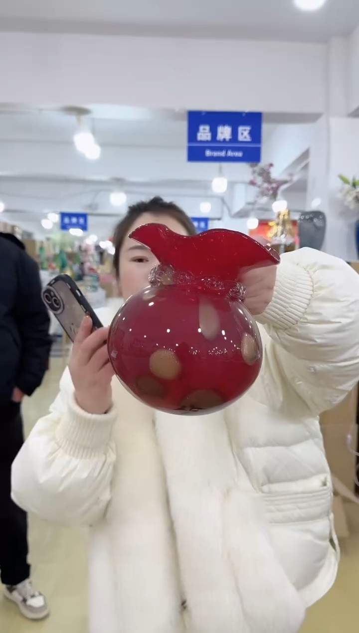 【闪购商品】无铅玻璃甄选花器-m-早28