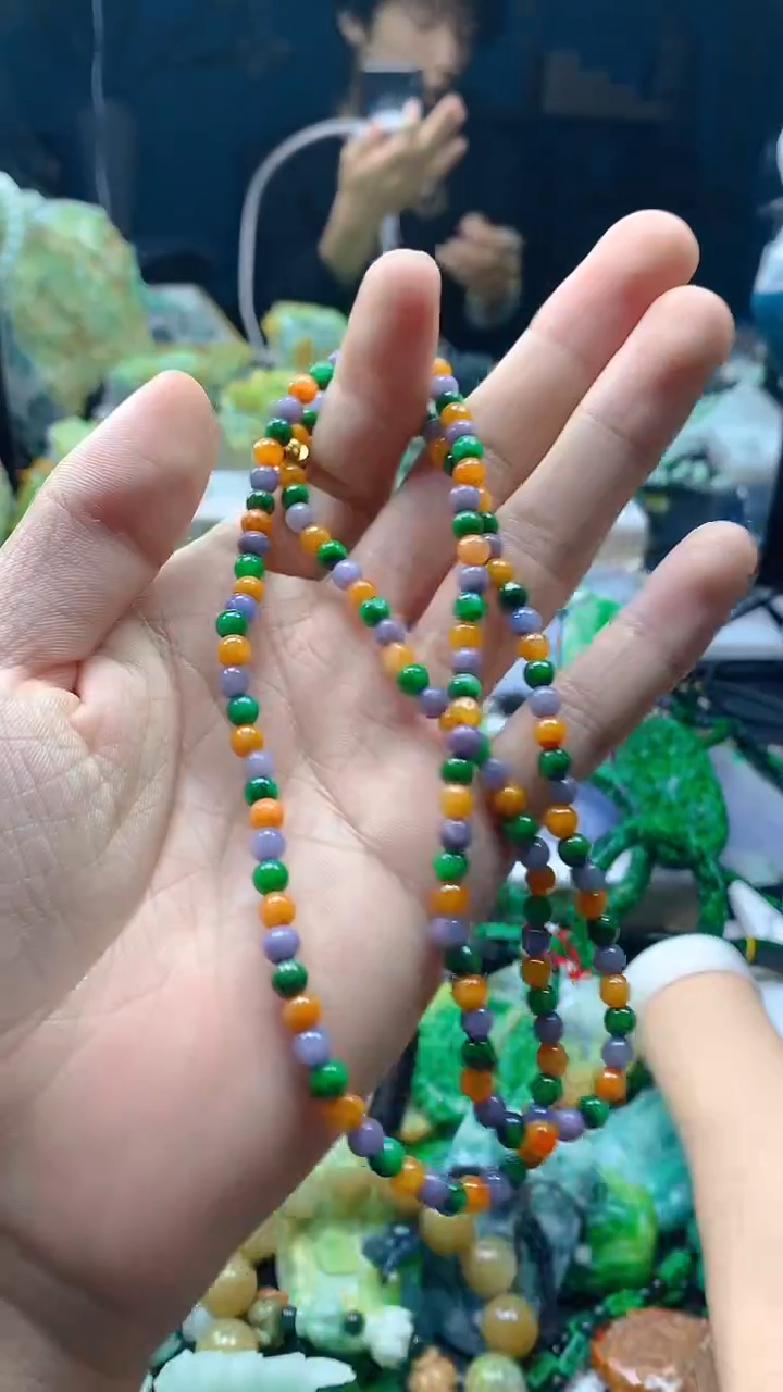 颈饰未镶嵌翡翠天然缅甸翡翠a货