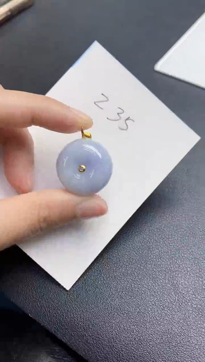 【闪购商品】翡翠颈饰18K金镶嵌000000000