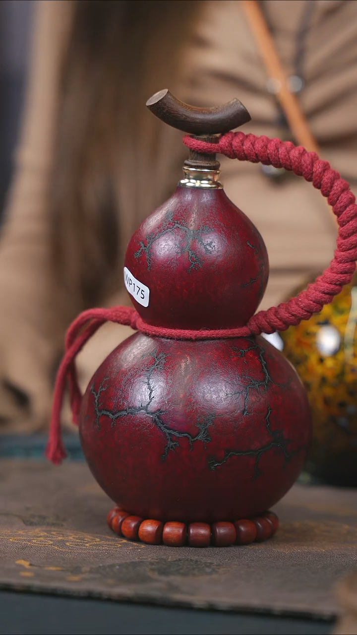 【闪购商品】WP175大漆酒葫芦不包手串及旋转底座