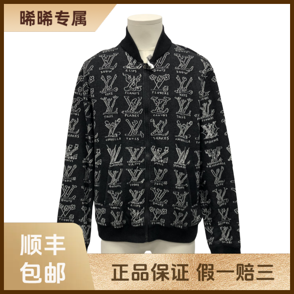 妃鱼/路易威登/棉/外套/95新/s零三零四