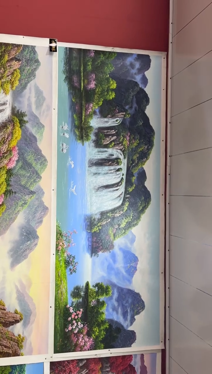 油画【88号】约2.2米丨朝鲜原创纯手绘孤品油画丨顺丰包邮