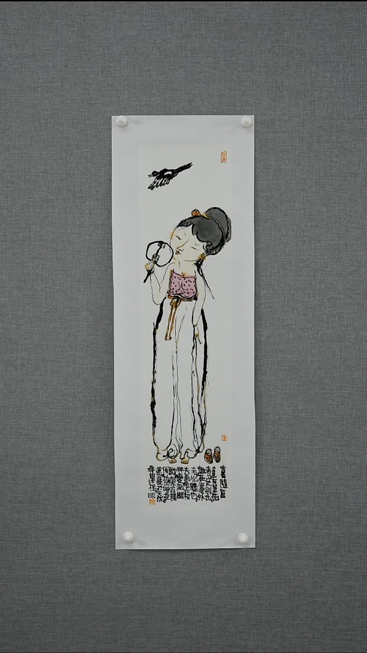 【闪购商品】绘画于明-人物-1平尺-01