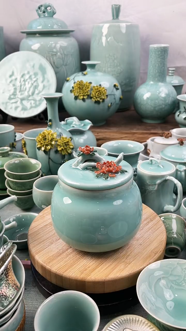 【闪购商品】特价 微瑕 慧仙青瓷