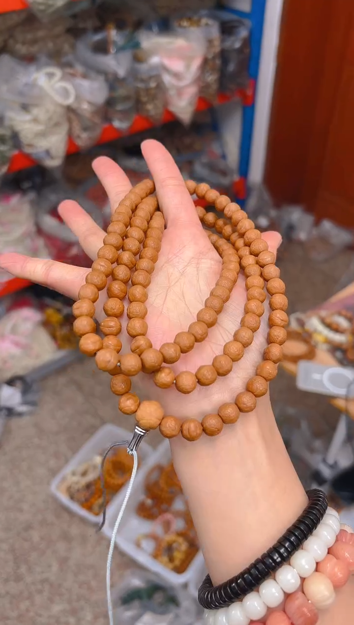 吊坠凤眼菩提114颗项链一条